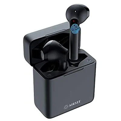 50% off - Expired: T19 Bluetooth 5.0 Earbuds, with Charging Case, Touch Control, Built-in Mic, 36H Playtime