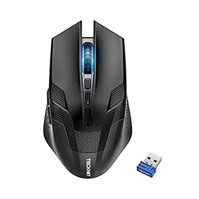 50% off - Expired:&nbsp;TeckNet Wireless Gaming Mouse with USB Nano Receiver, 2.4GHZ Up to 4800DPI