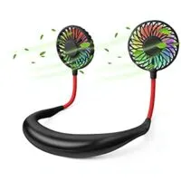 Expired:&nbsp;Tikduck Neck Portable Sports Fans Hand Free Mini USB Rechargeable (Black)