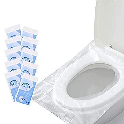 60 Pack Toilet Seat Covers Disposable for Travel, Kids Potty Training - $3.84 ($12.99)