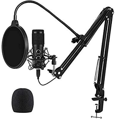 45% off - Expired: USB condenser microphone studio Bundle with Adjustment Arm Stand