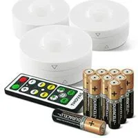 Expired:&nbsp;Under Cabinet Lighting with Dimmer, Timer, Remote, Battery Operated, Tap LED Lights (3 Pack)