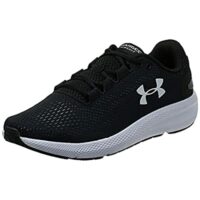 Under Armour Men’s Charged Pursuit 2 Running Shoe, Black /White