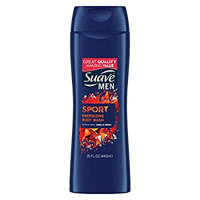 Suave Men Body Wash for Everyday Use Sport Fragrance Body Wash and Shower Gel 15 oz