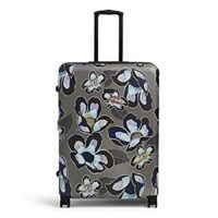 Vera Bradley Women’s Hardside Rolling Suitcase Luggage, Grand Blooms Shower, 29″ Check In