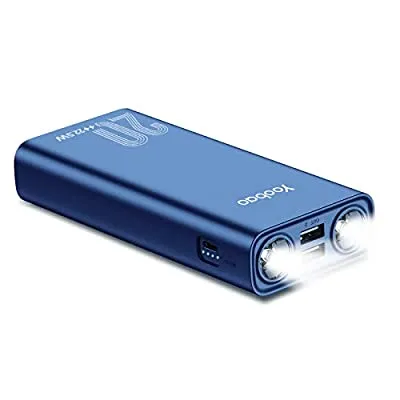 65% off - Expired:&nbsp;Yoobao USB C Portable Charger 20000mAh 3-Output Power Bank PD 22.5W Quick Charge External Battery with Dual Flashlights