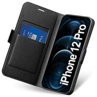 Expired: iPhone 12 Pro Case Wallet, PU Leather with Kickstand Card Slot Case