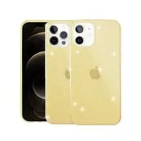 Expired: iPhone 12 and 12 Pro Case, Slim Fit Hybrid Glitter Shockproof – Various Colors