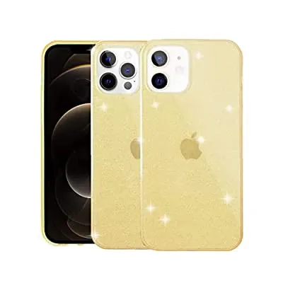60% off - Expired:&nbsp;iPhone 12 and 12 Pro Case, Slim Fit Hybrid Glitter Shockproof – Various Colors