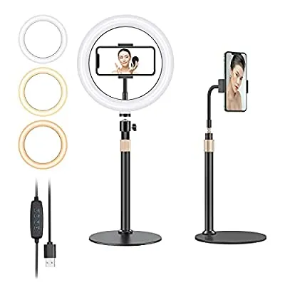 60% off - Expired:&nbsp;10.2″ Ring Light with AI Alloy Stand & Phone Holder