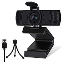 Expired:&nbsp;1080P HD Pro Webcam with Microphone Privacy Cover and Tripod