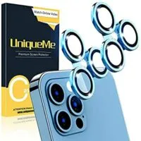 Expired:&nbsp;2 Pack iPhone 12 Pro Max 6.7 inch Camera Lens Protector, HD Clear [Anti-Scratch] Pacific Blue