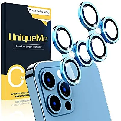 80% off - Expired:&nbsp;2 Pack iPhone 12 Pro Max 6.7 inch Camera Lens Protector, HD Clear [Anti-Scratch] Pacific Blue