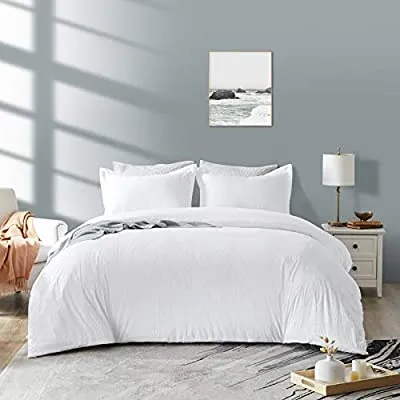 70% off - Expired:&nbsp;3 Pieces(1 Duvet Cover+2 Pillow Shams),Soft Microfiber Duvet Cover with Zipper Closure, Corner Ties