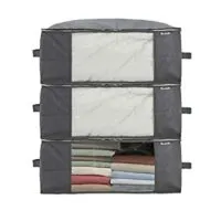 Expired:&nbsp;3 Set Sami Time Clothes Blanket Storage Bags Organizer with Reinforced Handle- Large