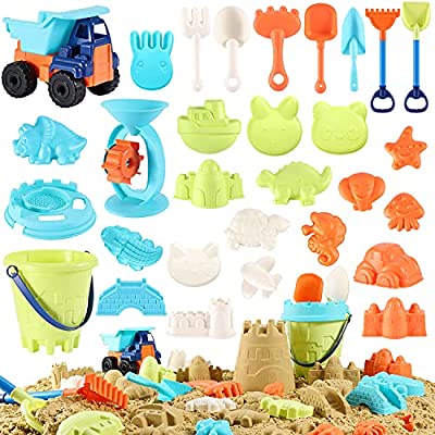 Expired: 31 PCS Beach Sand Castle Toys for kids