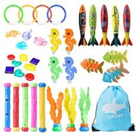 Expired: 37pcs Swimming Pool Diving Toys for Kid