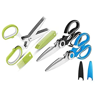 Expired:&nbsp;3-Pack Premium Heavy Duty Shears – Kitchen Shears, Herb Scissors