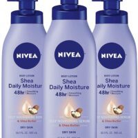 3 Pack NIVEA Shea Daily Moisture Body Lotion 16.9 Fl Oz