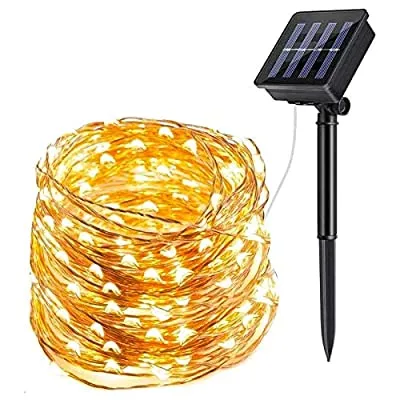 Expired:&nbsp;72ft 200 LED Solar Powered Fairy Lights Waterproof (Warm White)