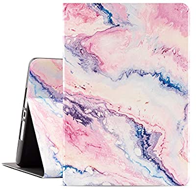 Expired: 8th Gen 10.2 inch iPad Premium Leather Soft TPU Case with Adjustable Viewing Stand