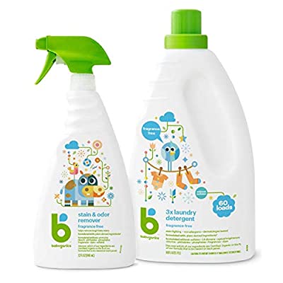 2 Items – Babyganics Fragrance Free Laundry Detergent + Stain Remover - $11.92 ($28.99)
