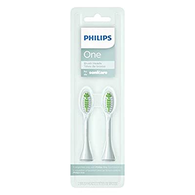 2 Pack Philips One by Sonicare Brush Heads, Mint - $4.22 ($16.16)