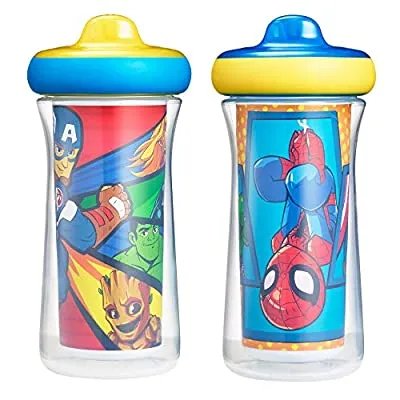 2 Pack – he First Years Marvel Insulated Sippy Cup 9 Oz