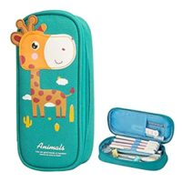 Expired: Aobopar Cute Giraffe Pencil Case, Pencil Bag with Zipper