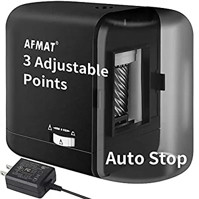 72% off - Expired: Auto Stop Electric Pencil Sharpener for Colored Pencils(6-8mm), Battery/Adapter, 3 Settings