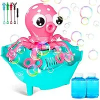 Expired: Automatic Bubble Maker 1000+ Bubbles/min with 2 Solutions & 4 Wands