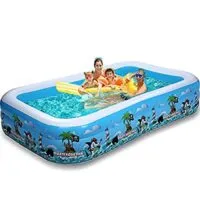 Expired:&nbsp;Big Swimming Pool for Family, 118″×72″×22″ Inflatable Pool
