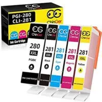 Expired:&nbsp;5 Pack – CG CHINGER Compatible Ink cartridges for Canon 280, 281, CLI, PGI, Pixma