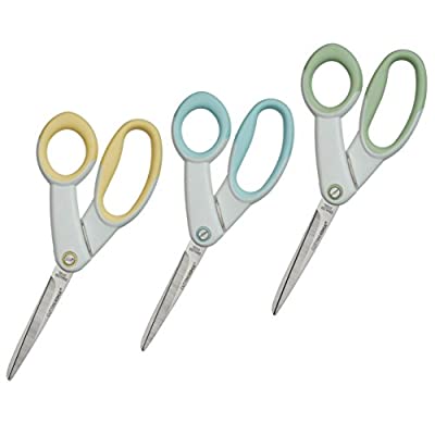 3 Pack Ultra-Grip 8.5″ Precision Stainless Steel Scissors - $3.71 ($9.99)
