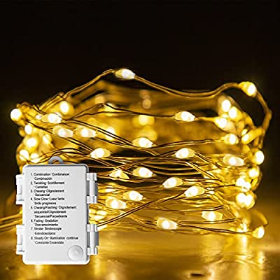 Expired: Fairy Lights 50LT String Light 8 Modes with waterproof Battery box