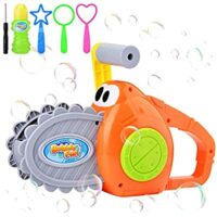 Expired: Gofunly Chainsaw Automatic Bubble Machine for Kids