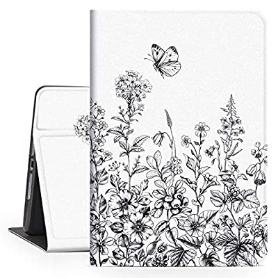 60% off - Expired: Gofupa iPad 10.2 Case for iPad 8th, 7th Generation (Floral Flower)