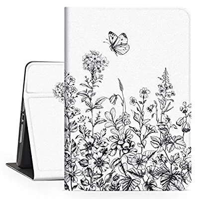 60% off - Expired: Gofupa iPad 10.2 Case for iPad 8th, 7th Generation (Floral Flower)