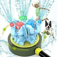 Expired:&nbsp;Kid Elephant Wiggle Water Sprinkler Splash Play Toy for Yard