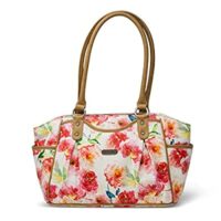 Koltov Gemma Shopper, Peony Floral/Hazelnut