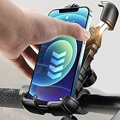 55% off - Expired: LISEN Phone Holder for Bike 15-33mm Handlebar for All 4.7″-7.0″ Phones