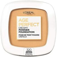 L’Oreal Paris Age Perfect Creamy Powder Foundation Compact, 320 Warm Beige