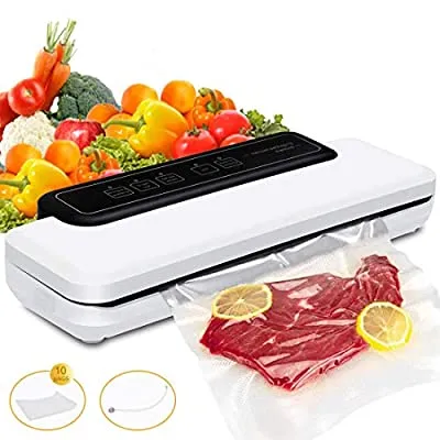 Expired:&nbsp;Meackle Vacuum Sealer Machine with Led Indicator Lights, Compact Size