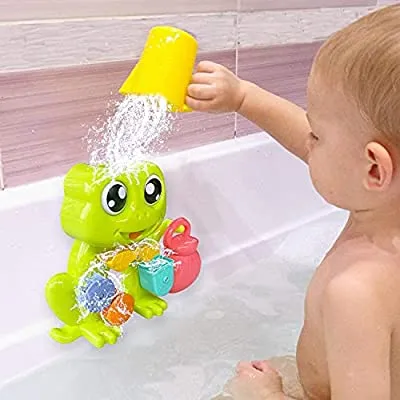 55% off - Expired:&nbsp;Mumu Frog Bathtub Toy with accessories for Kids
