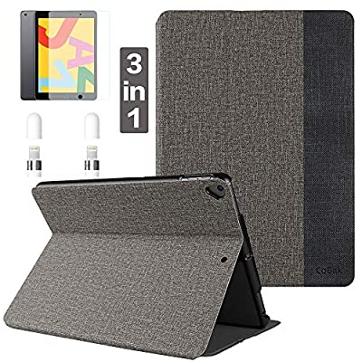 60% off - Expired: New iPad 10.2 Case 8th Gen (2020) / 7th Gen (2019) + Screen Protector + Pencil caps