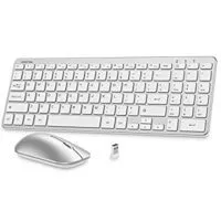 Expired:&nbsp;OMOTON Wireless Keyboard and Mouse Combo, 3-Level DPI, Silver