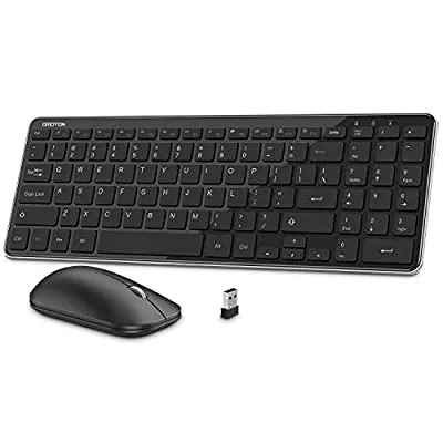 61% off - Expired:&nbsp;OMOTON Wireless Keyboard and Mouse Combo with 3-Level DPI