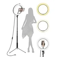 Expired:&nbsp;Ring Light, 10.2″ Selfie Ring Light with Tripod Stand & Phone Holder – 3 Light Modes