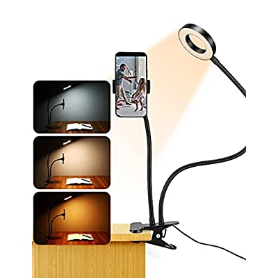 Expired: Selfie Ring Light for Phone with Flexible Cell Phone Holder USB 3 Ring light Modes