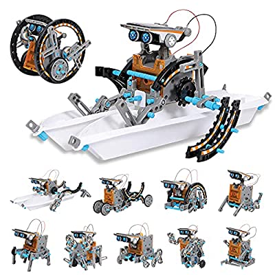 Expired: Solar Robot Kit 12-in-1 Learning STEM Science Building Toys